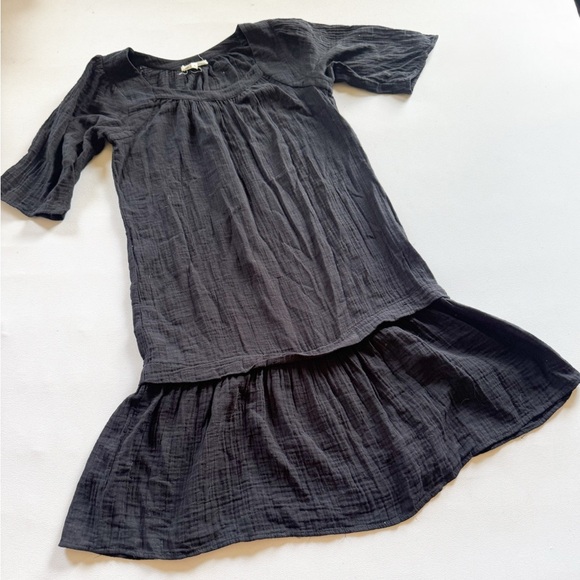 Johnny Was Calme M Black Tiered Dress - Picture 1 of 5